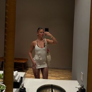 White Fox Boutique Cream Mini Dress